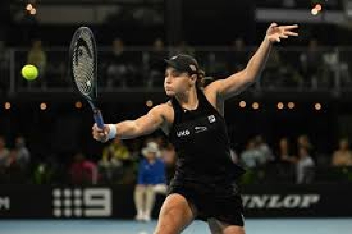 Sport/Tennis : l’Australienne Ashleigh Barty disputera demain la finale du Tournoi WTA 500 d’Adélaïde avec la Kazakhe Elena Rybakina